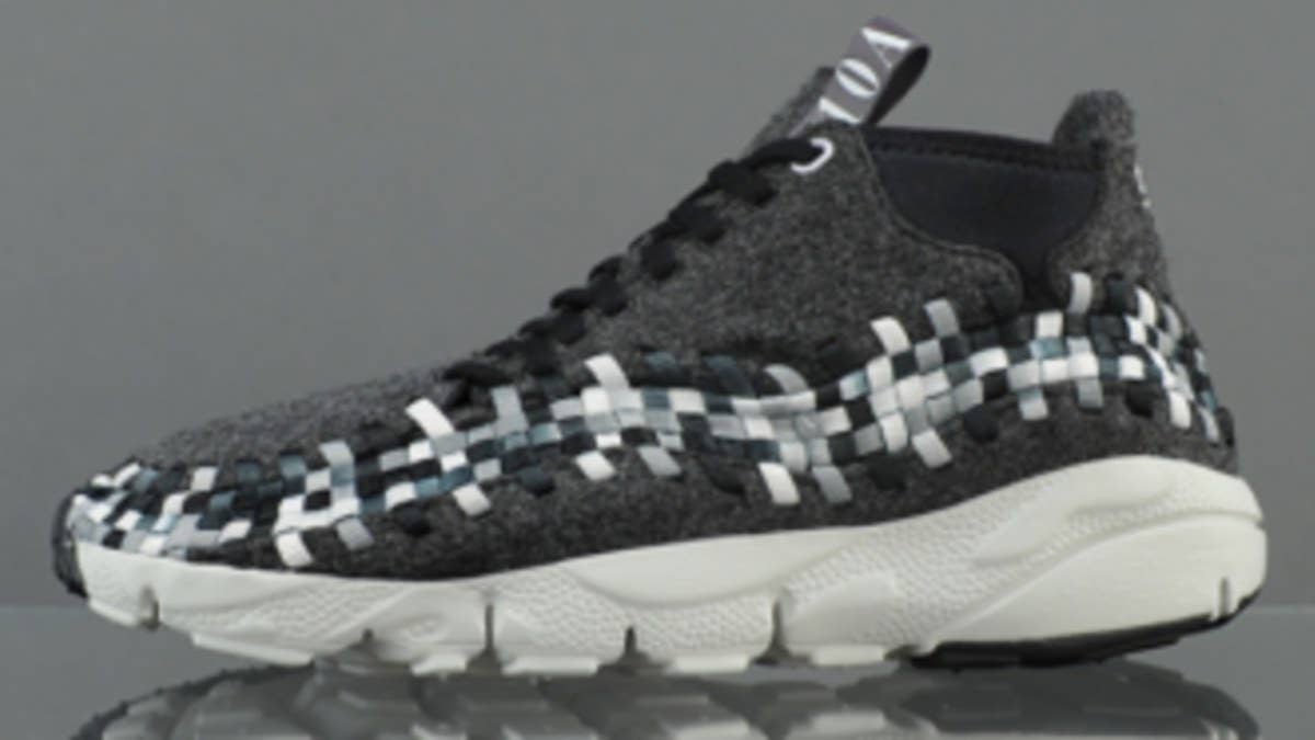 Nike Sportswear will complete the limited edition Footscape Woven Chukka "Wool Pack" this week with the release of the third and final Black / Medium Grey colorway.