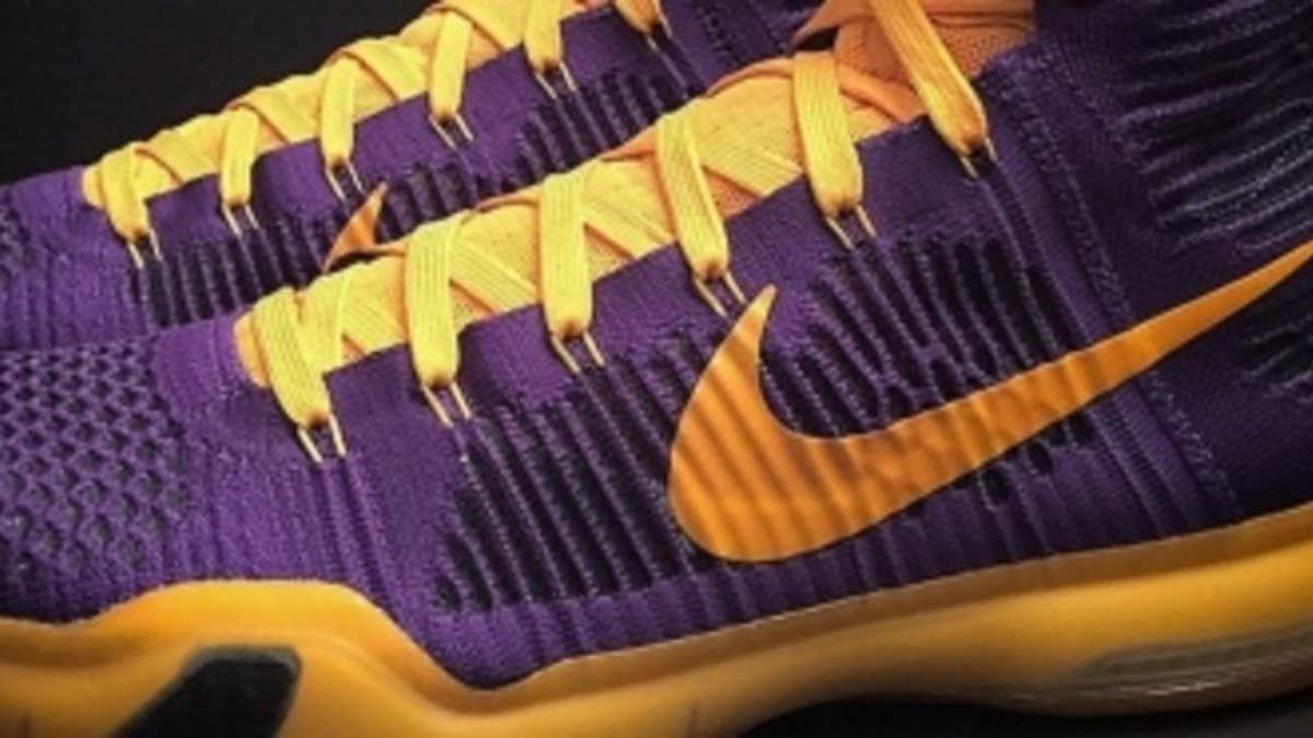 Bringing Showtime to the latest Kobe sneaker.