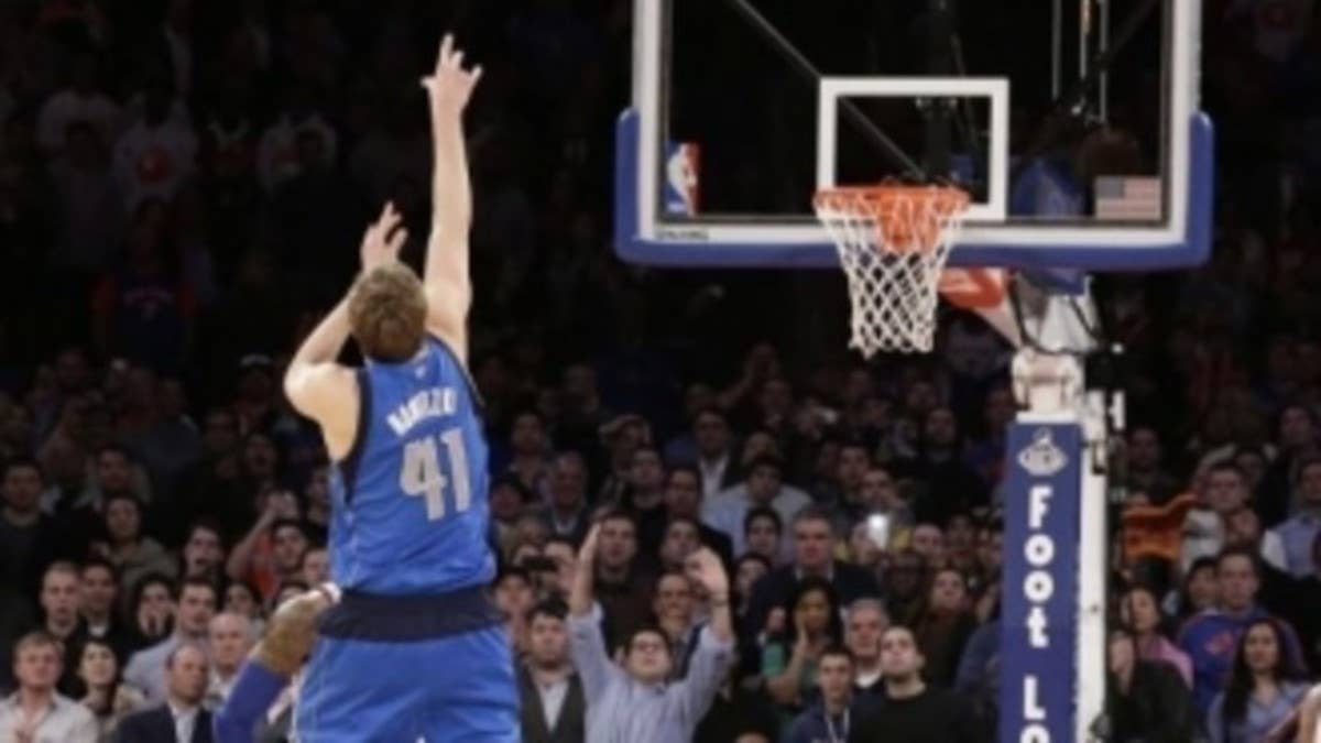 In his 16th NBA season, Dirk Nowitzki is still getting it done.