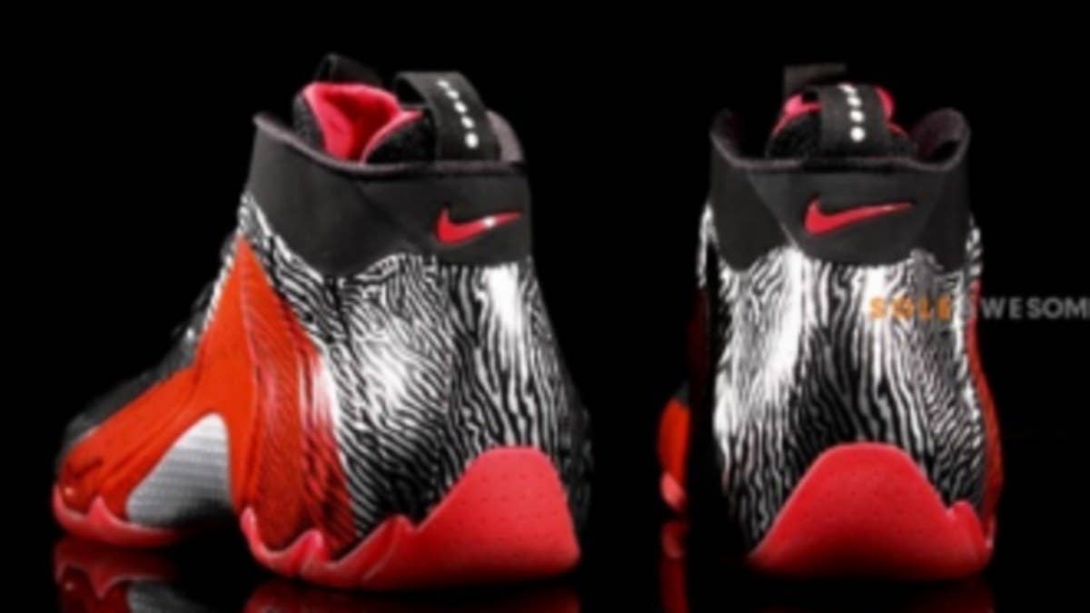 Animal print also takes over the slightly updated Air Flightposite I by Nike Sportswear.