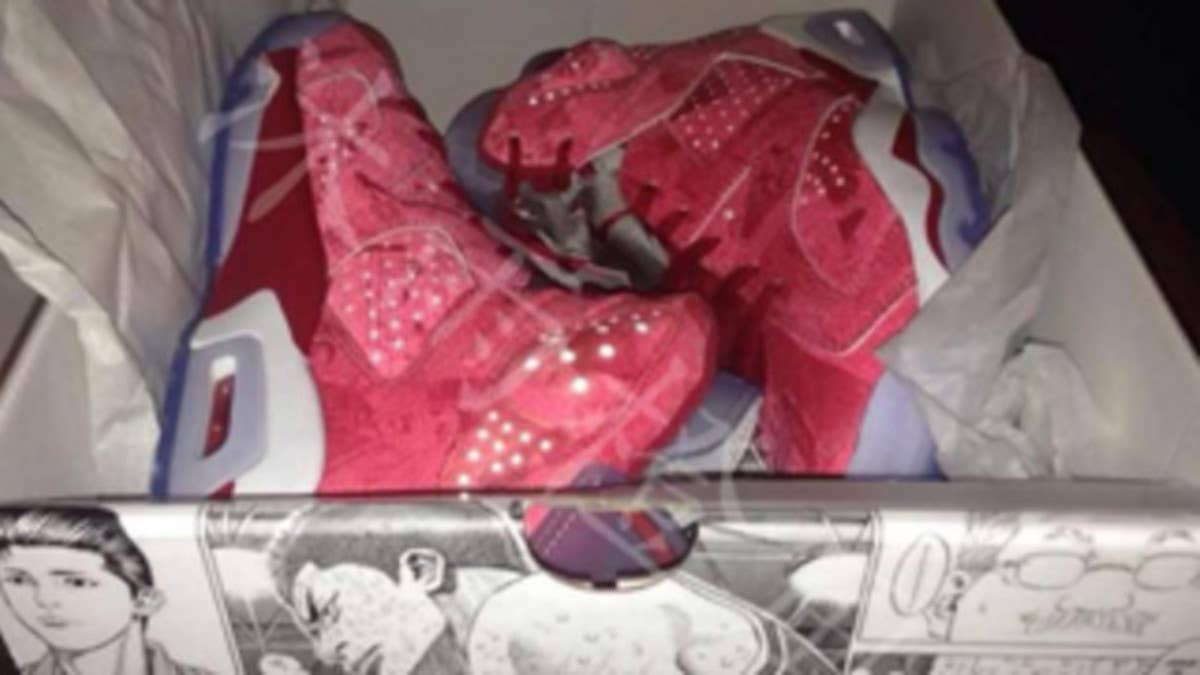 See the packaging for the Air Jordan 6 "Slam Dunk".