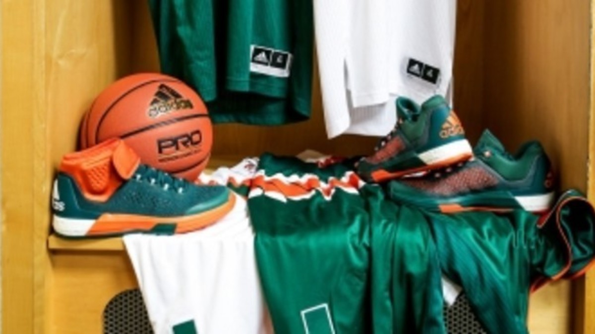 Photos: Miami Hurricanes unveil new Adidas basketball uniforms