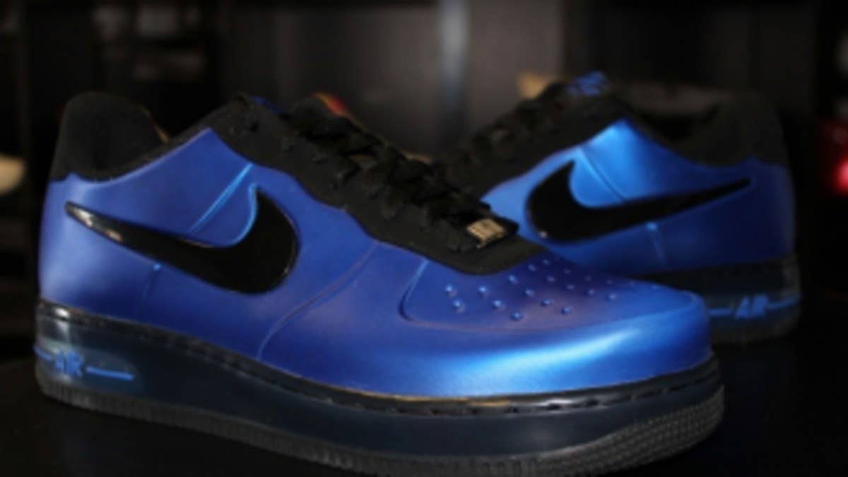 Also releasing as part of Nike Sportswear's February footwear collection is the much anticipated "Royal Blue" Air Force 1 Foamposite Pro Low.
