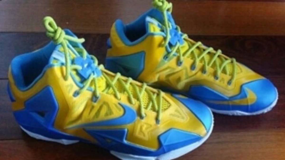 No longer a member of the Chicago Sky, New York Liberty forward Swin Cash is finding some use for her old Nike LeBron 11 PEs.