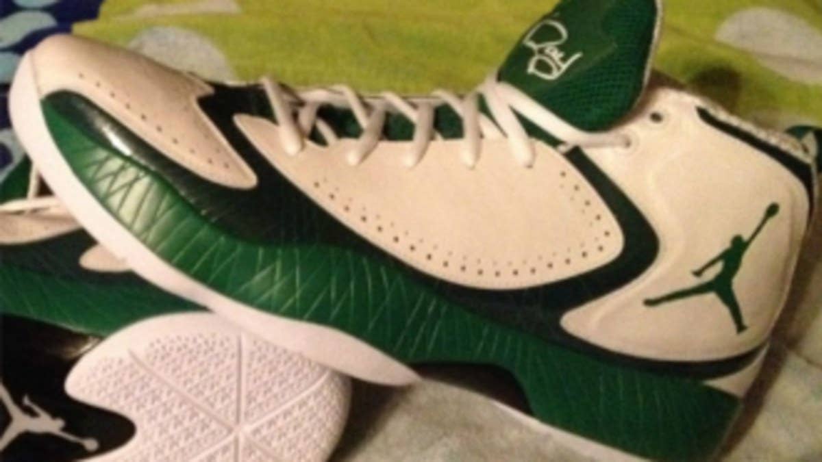  A look at what will likely be one of the last green-accented Ray Allen Jordan PEs.