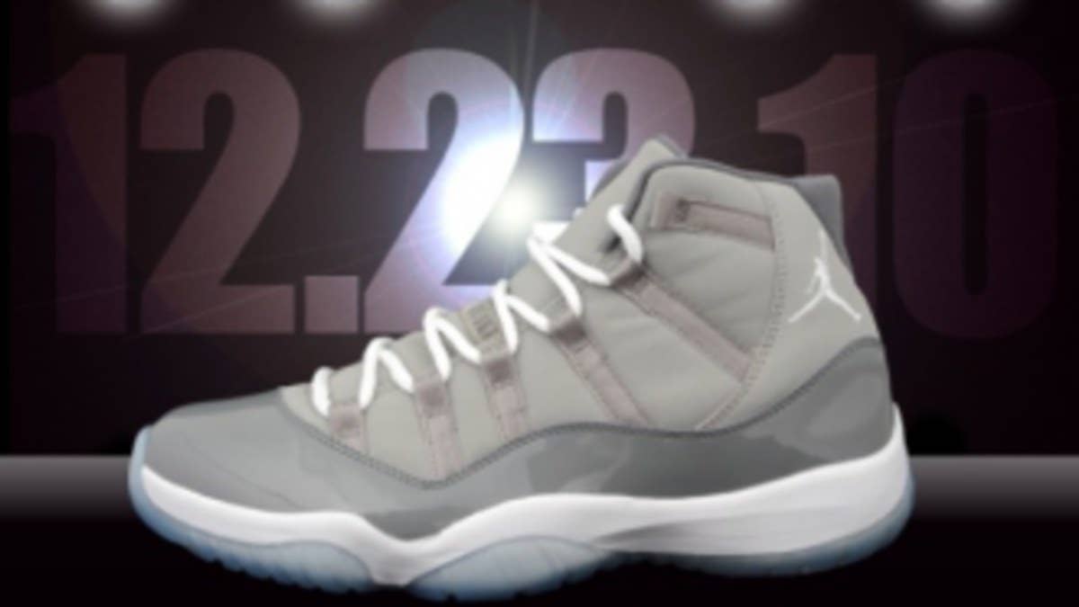 Footaction will host midnight release parties for the "Cool Grey" Retro 11 in Georgia, Los Angeles and New York.