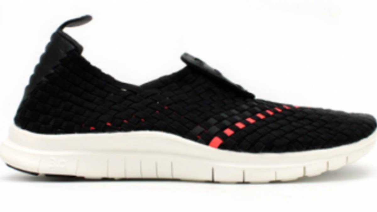 The new black Nike Free Woven, first previewed earlier this month, will soon arrive at select Nike Sportswear retailers.