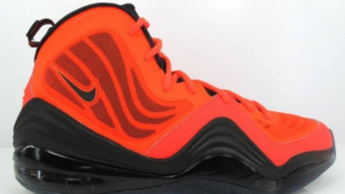 Nike Sportswear will look to continue the success of the Air Penny V with the release of this crimson edition helping us kick off 2013.  