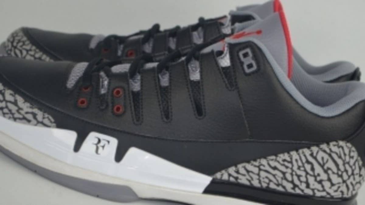 You've seen the 'Black Cement' Nike Zoom Vapor AJ 3, but you've never seen it like this.