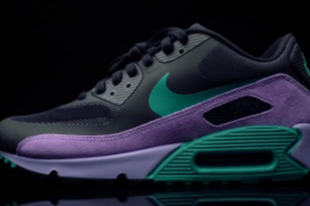 Black purple and green hotsell air max