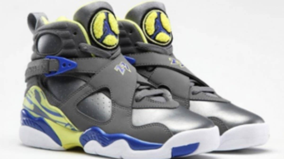 This weekend's round of releases will include this brand new Air Jordan VIII colorway for the kids.