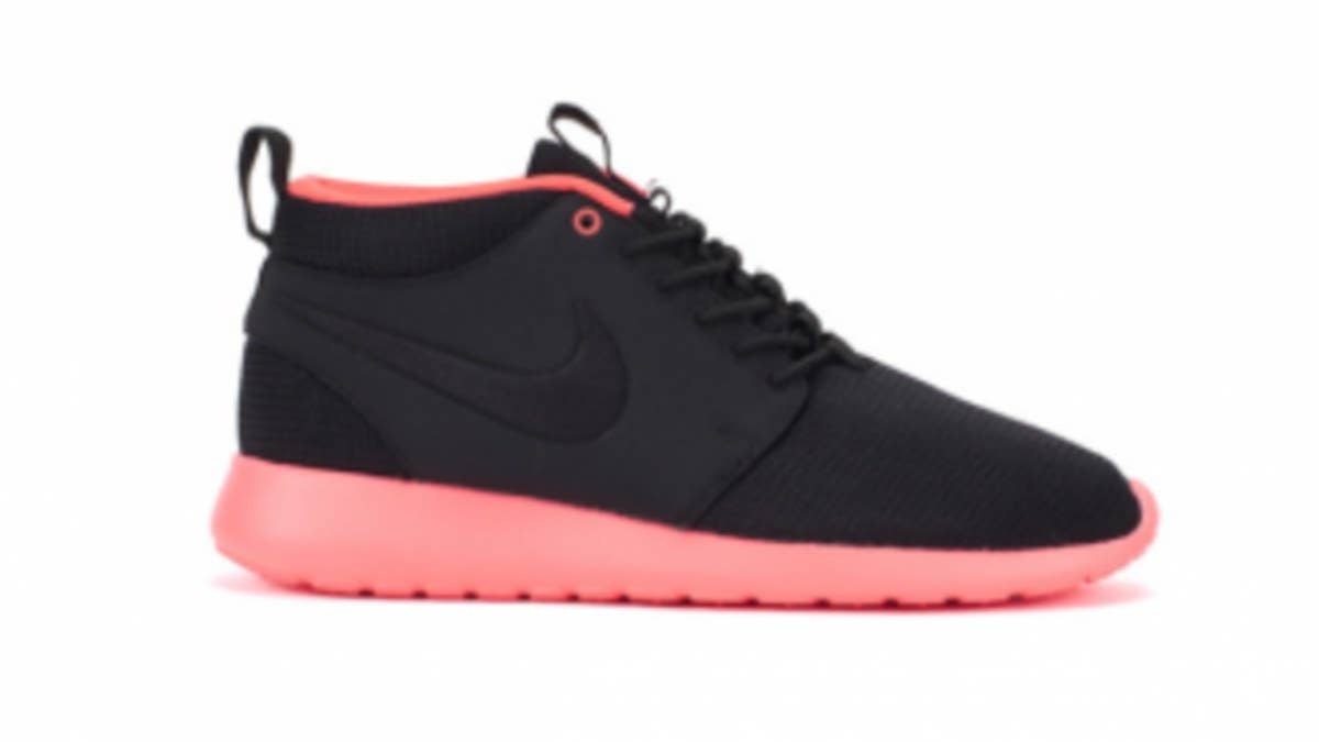 The Nike Roshe Run releases continue this month with a new mid-top colorway, arriving in Black / Atomic Red.