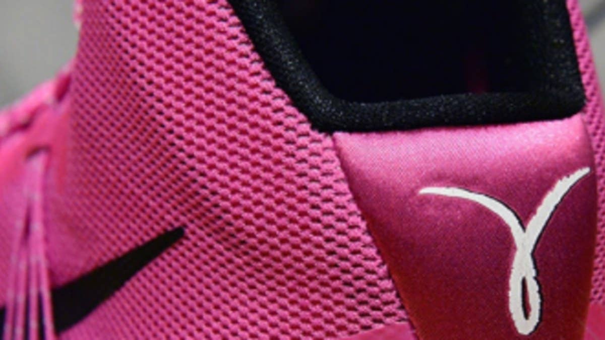 As part of its ongoing partnership with the Kay Yow Cancer Fund, Nike Basketball drops the pink-based "Breast Cancer Awareness" colorways of the all-new Hyperdunk 2013.