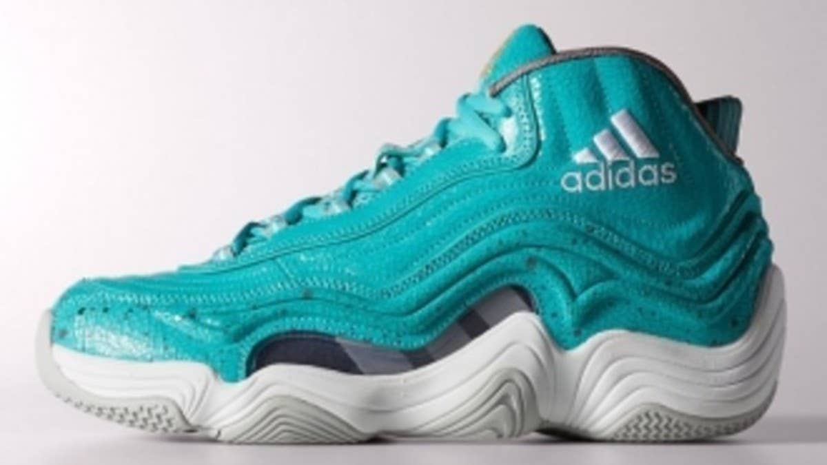 Here's a detailed look at a new 'Teal' colorway of the adidas Crazy 2 that we first previewed last month.