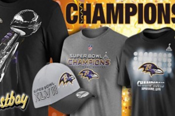 Nike Baltimore Ravens Super Bowl Championship Gear