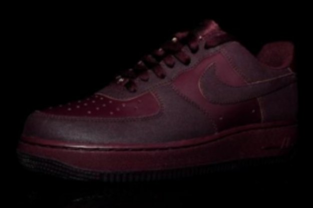 womens burgundy air force 1
