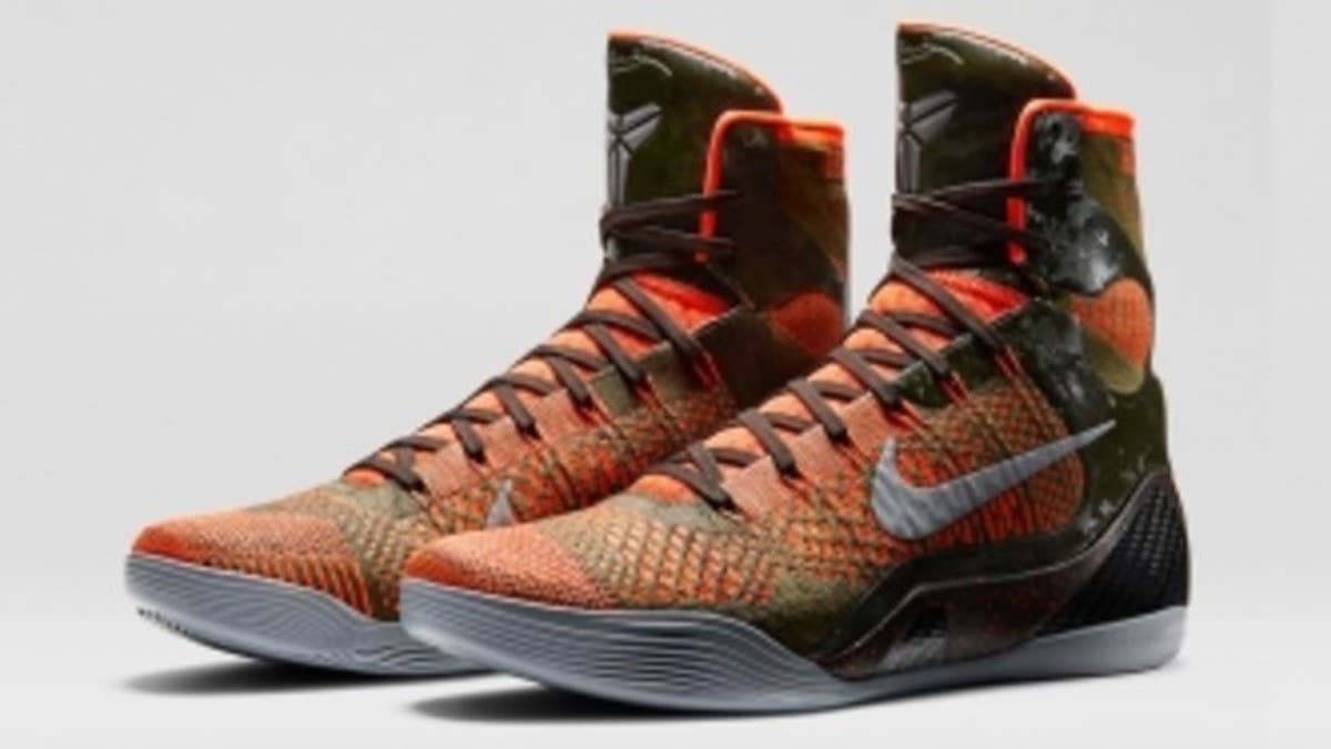 The Nike Kobe 9 Elite dons a sequoia-colored Flyknit for this upcoming pair.
