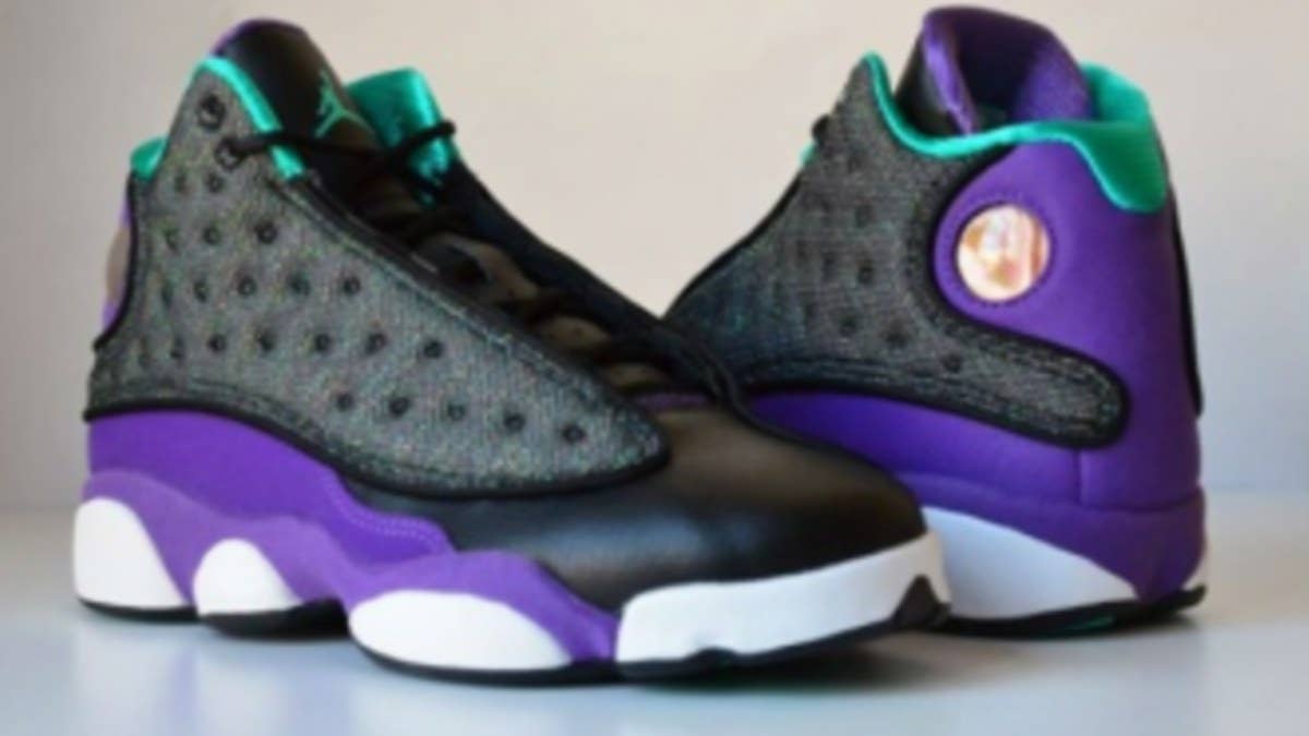 2013 will also bring us a new look Retro 13 for the young ones, putting on display a color scheme first made popular by the Air Jordan VIII.  