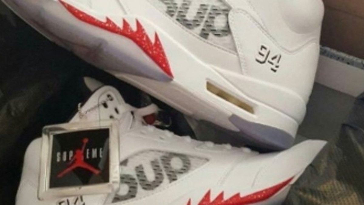 Supreme X Jordan 5. Super clean pair In my opinion. Better than off-whites  ? : r/Sneakers