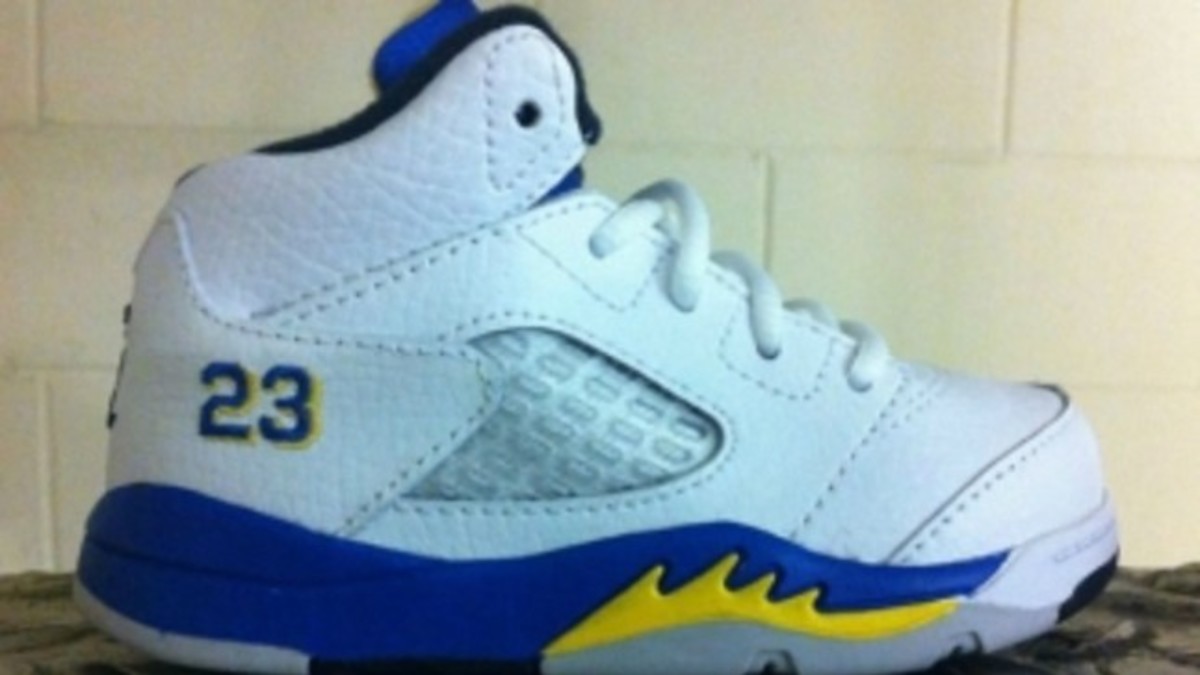 Jordan 5 hot sale laney toddler