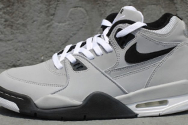 Nike Air Flight 89 Wolf Grey Black White Complex