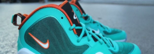 Miami Dolphins Nike Air Penny V 