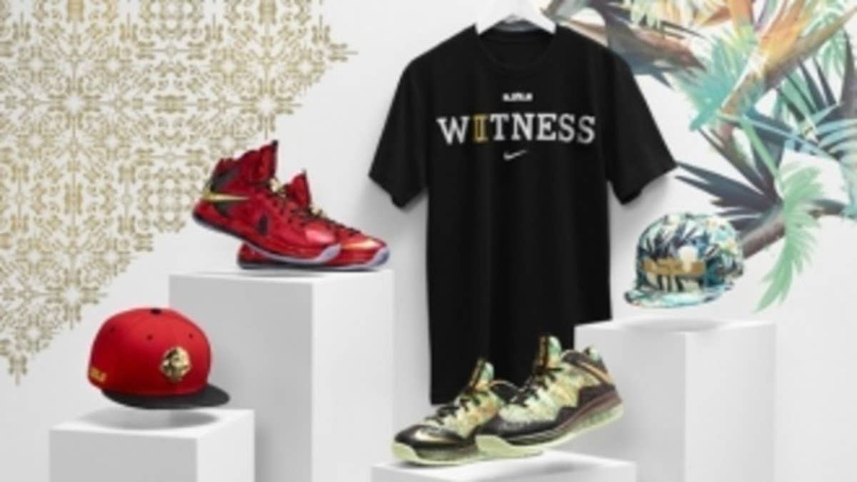 We take a look back at Nike Basketball's celebration of LeBron's second career NBA title.