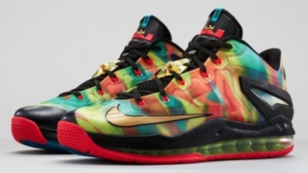 Originally believed to be part of a scrapped Championship Pack, the 'Multicolor' Nike LeBron 11 Low SE is heading to retail.
