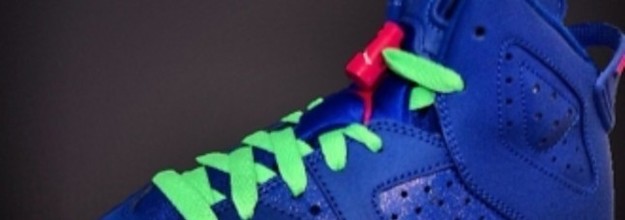 blue pink green jordan retro 6