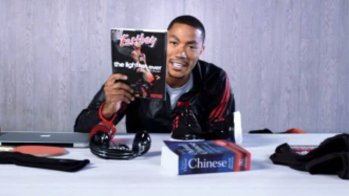 New adidas Off the Court video series gives us a look inside Derrick Rose's travel bag.