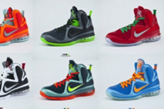 All lebron sales 9 colorways