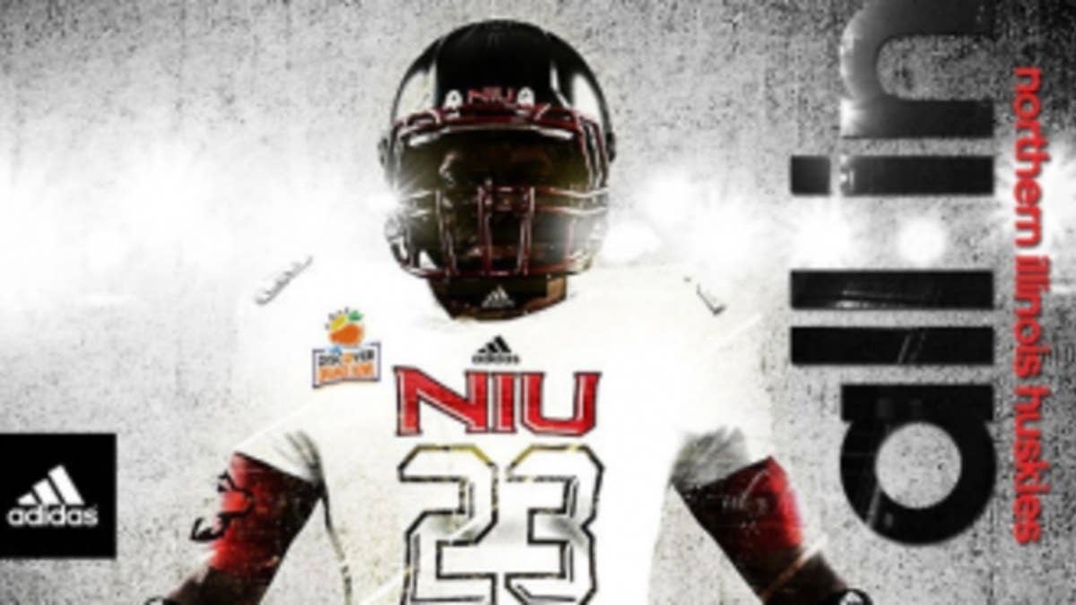 In their first ever BCS Bowl Game, the Northern Illinois Huskies will be outfitted in special adidas TECHFIT uniforms — also a first for the school.