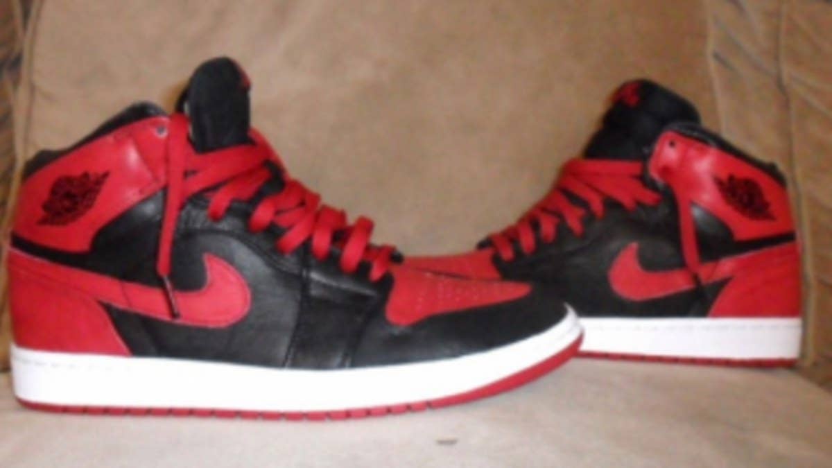 A recent eBay auction provides with a closer look at the much talked about 'Banned' Air Jordan Retro 1.