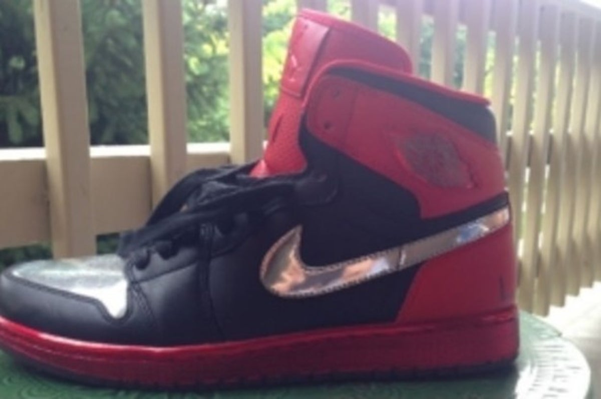 Nike Air Jordan 1 Retro High Legends of The Summer Chrome Toe Sneaker