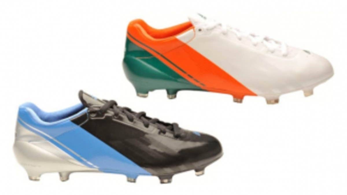 The new adidas football cleats are set to hit stores in Spring 2012.