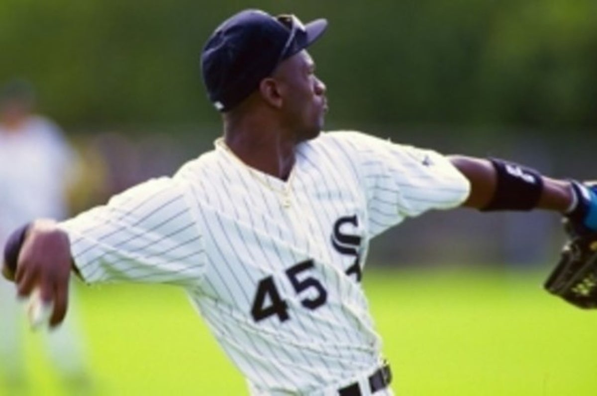 Michael Jordan Birmingham Barons Baseball Jersey  American league,  Professional baseball, Chicago white sox