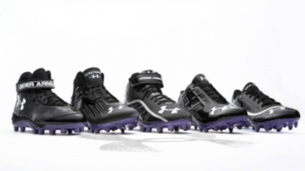 After this morning's unveiling of the new Northwestern football uniforms by Under Armour, the brand gives us a look at the University Exclusive footwear that will be worn by the Wildcats during the upcoming season.