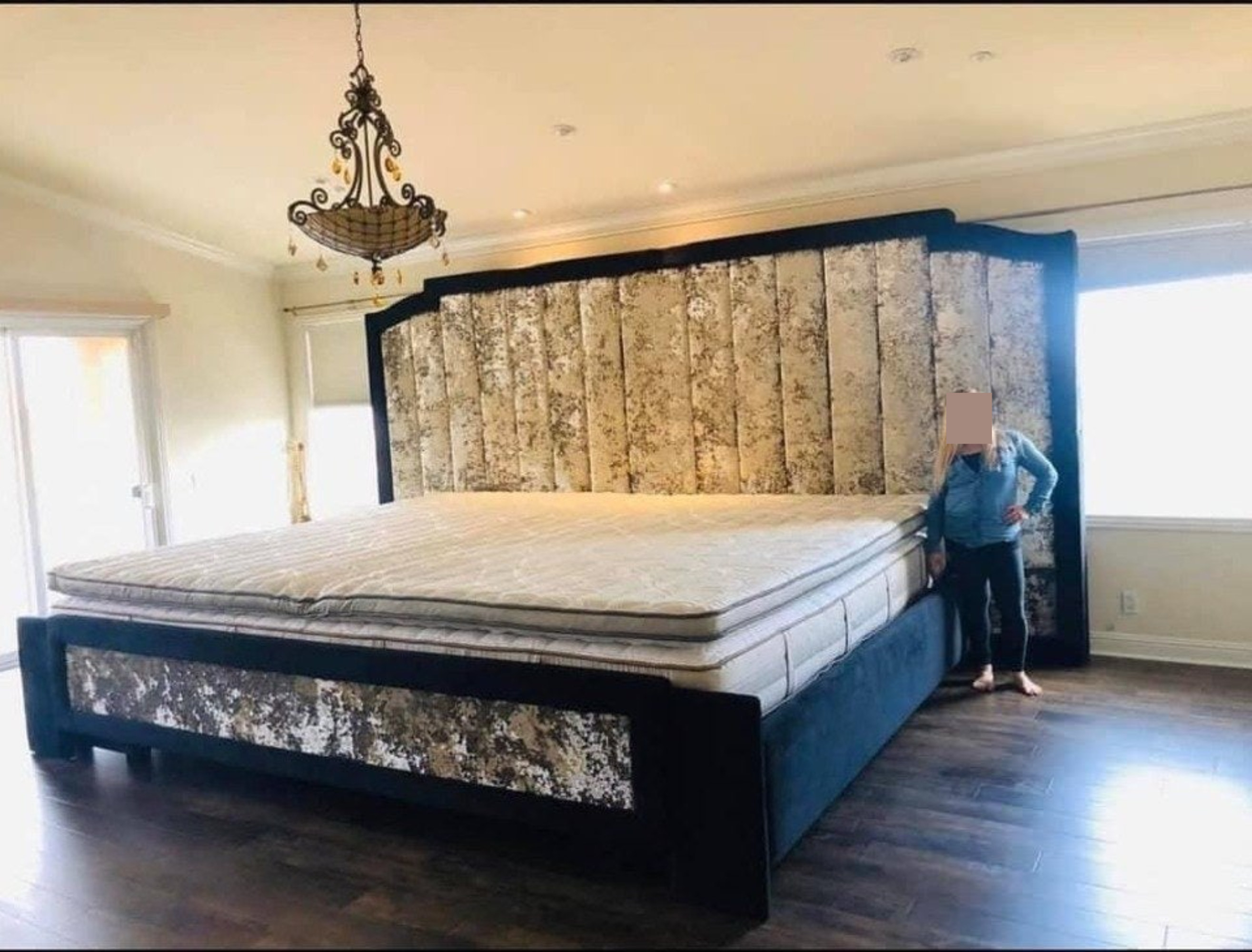 A giant bed