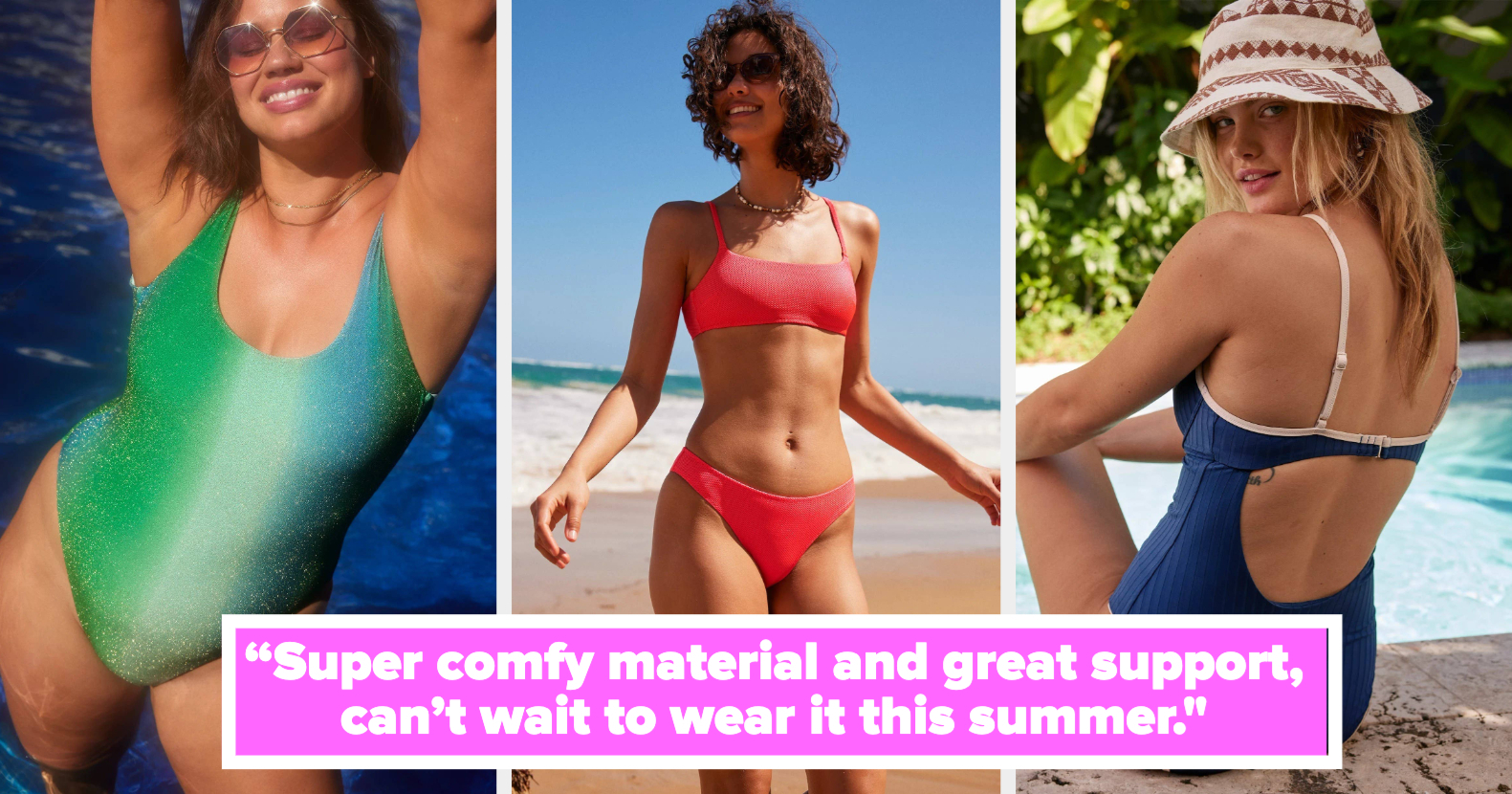 Swimsuit season is almost here. Well, we've got your back and your