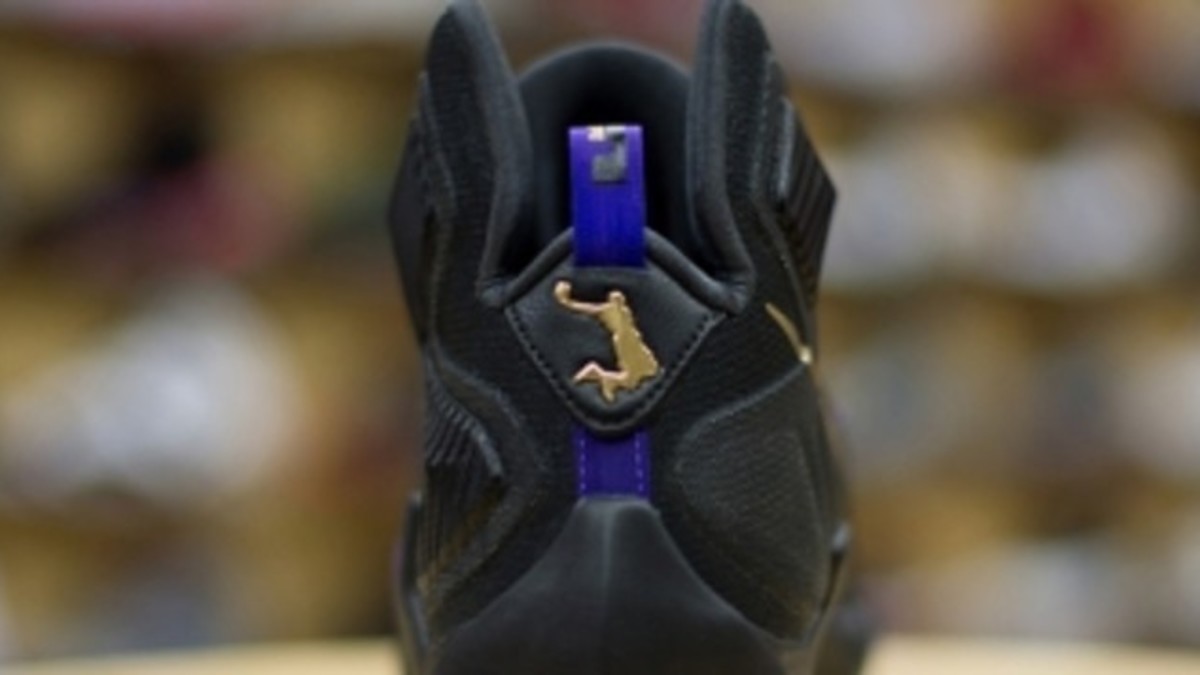 Lebron 13 cheap black purple gold