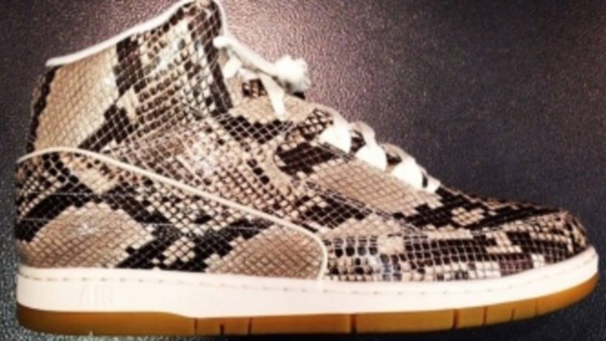 The Nike Air Python pops back up with a more detailed scaly upper.