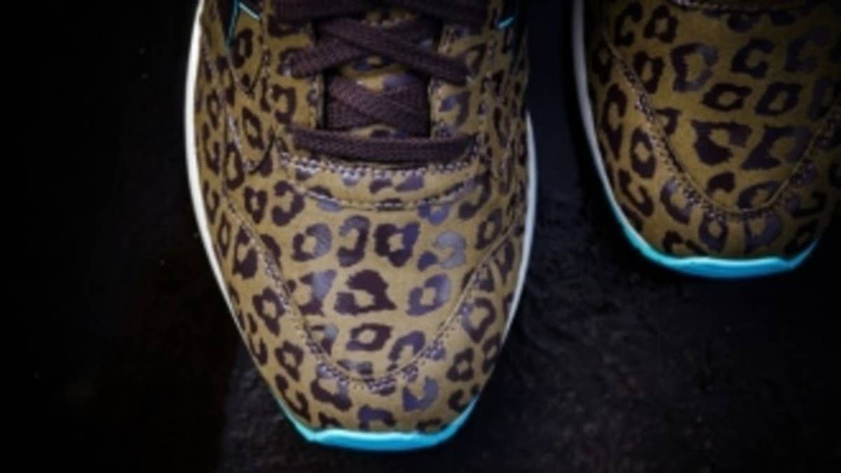 For the crowd who welcomes exotic prints on classic silhouettes, ASICS serves up a 'Leopard' make-up of the GEL Saga.