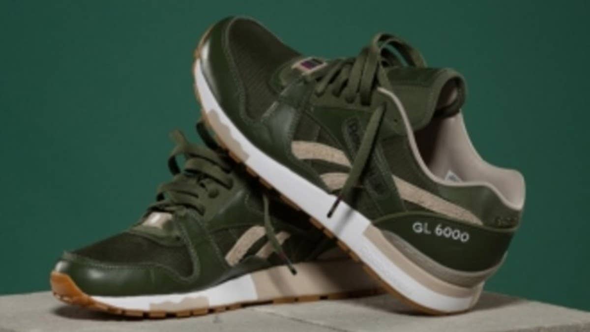 Rick Williams' Distinct Life label introduces part two of their four shoe set of the GL 6000 collaboration with this pair in olive green.