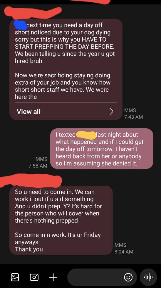 "this is why you HAVE TO START PREPPING THE DAY BEFORE"
