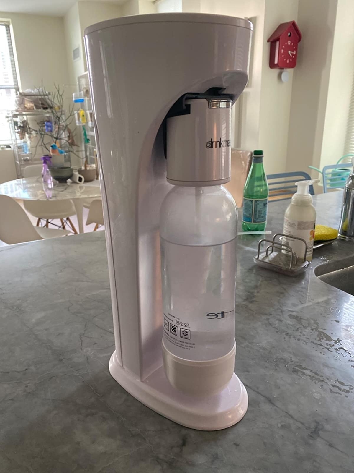 reviewer image of the white soda maker