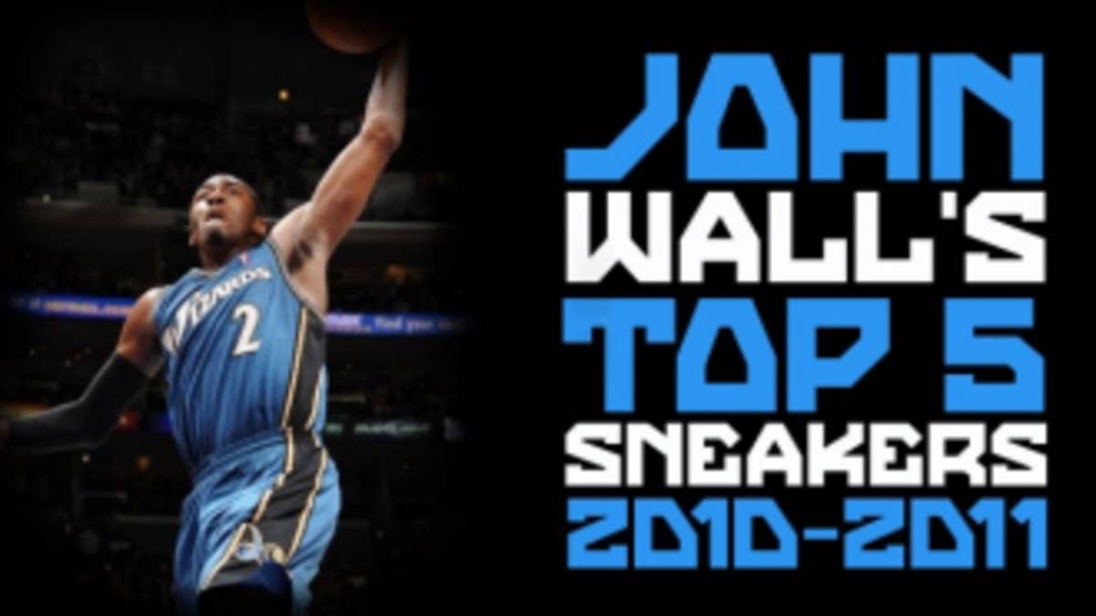 Check out the best shoes John Wall wore to dance through his rookie season in Washington.
