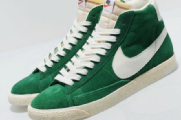 green high top nike blazers