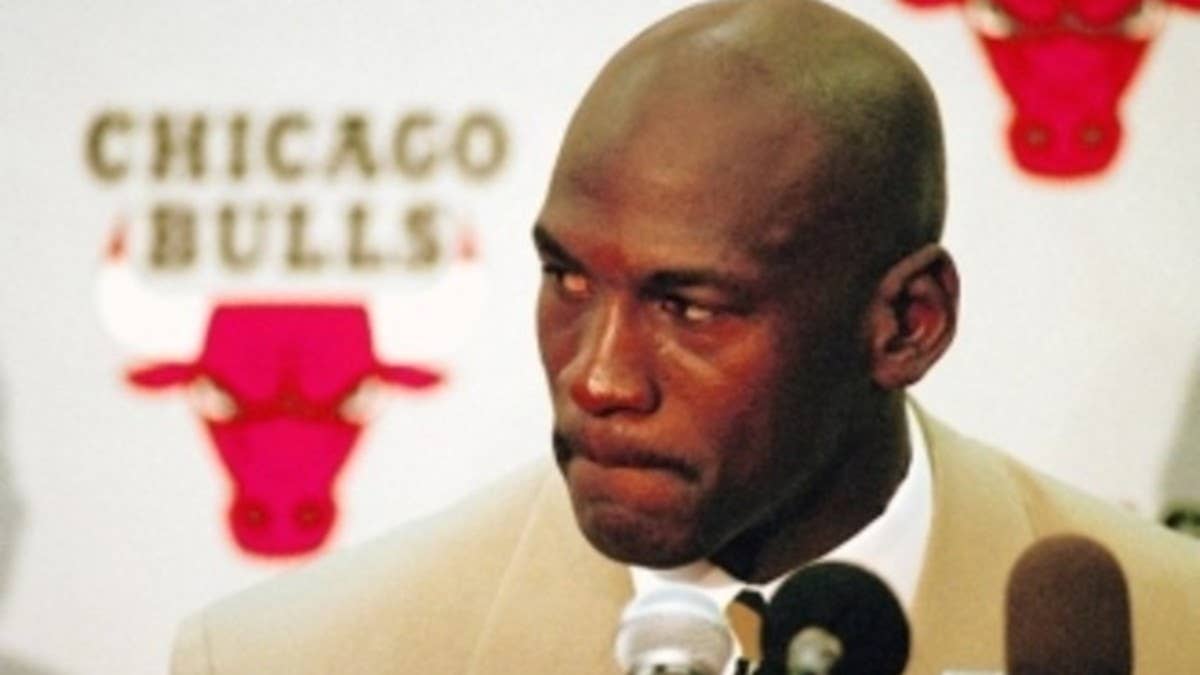 Looking back at Michael Jordan's first retirement from the NBA. 