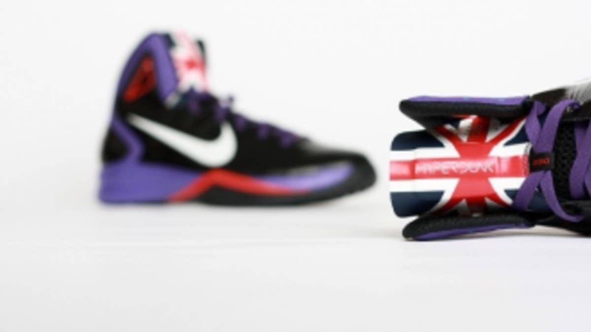 A look at another variation of the Hyperdunk 2010 produced for the Raptors to wear during this weekend's games in London.