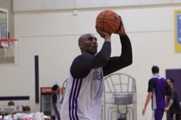 SoleWatch: Kobe Bryant Wears Nike Kobe 9 Elite 'Lakers' PE